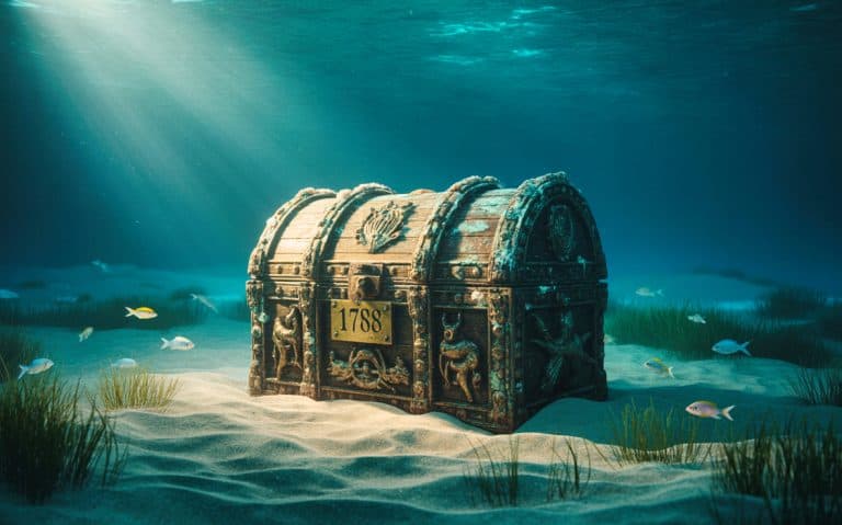 Versunkener Schatz in der Ostsee