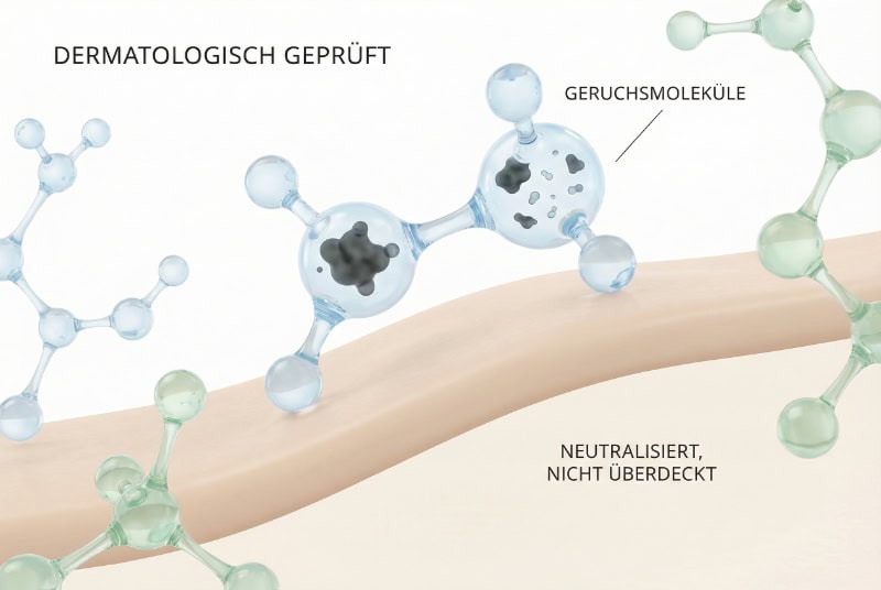 Wie moderne Formeln Geruch kontrollieren, ohne die Haut zu reizen Geruchsmoleküle