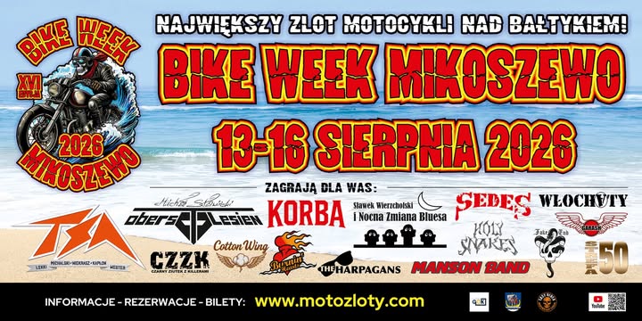 BIKE WEEK Mikoszewo - Motorradtreffen Polnische Ostsee Bike Week Mikoszewo