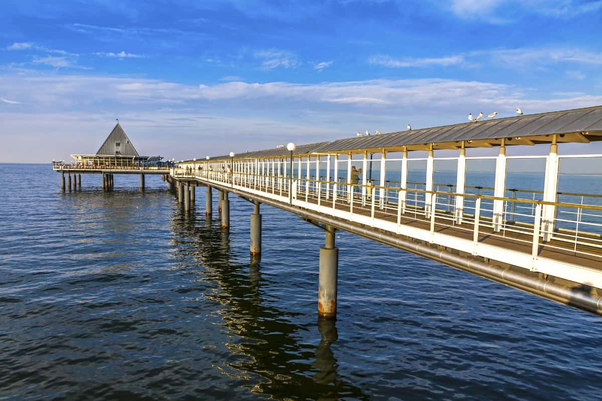 Seebrücken an der Ostsee Seebrücke Heringsdorf