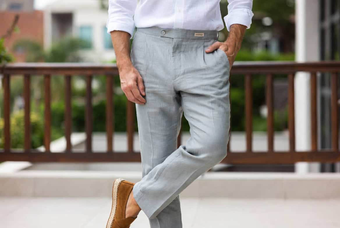 Stylishe Hosenmode für qualitätsbewusste Männer Lockere Hose