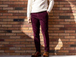 Stylische Hose lila
