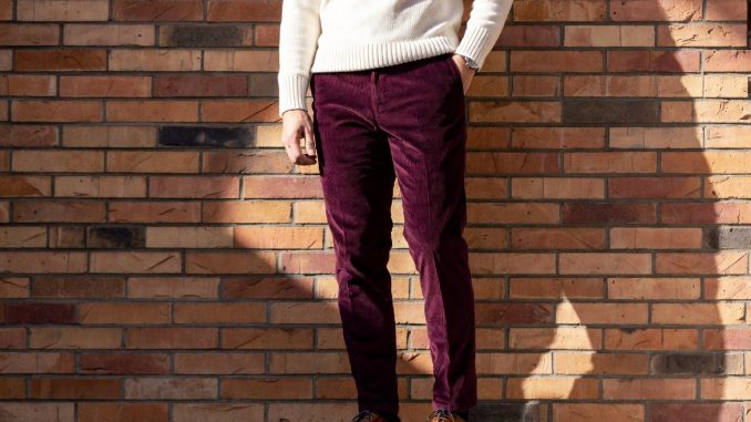Stylische Hose lila