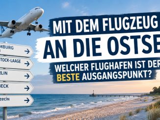 Flugzeug an die Ostsee