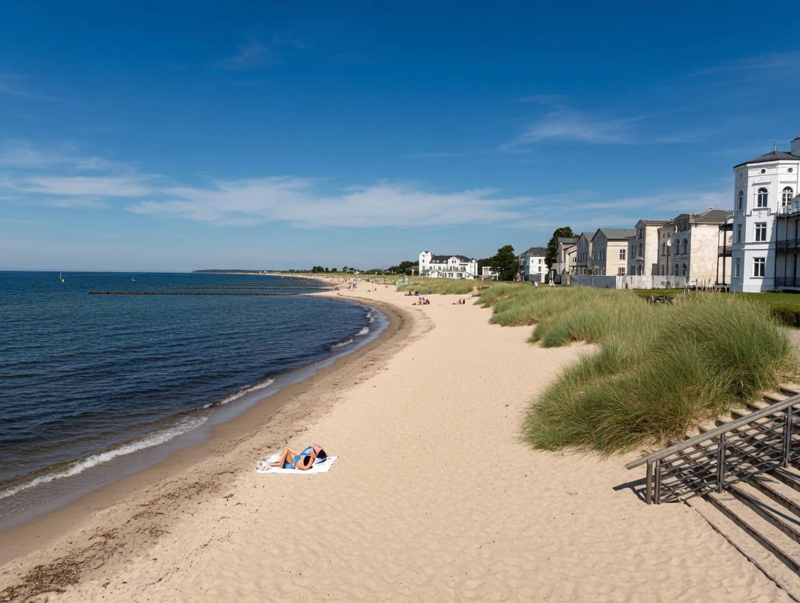 Heiligendamm: Weiße Stadt am Meer, Tipps und Geschichte Heiligendamm Strand