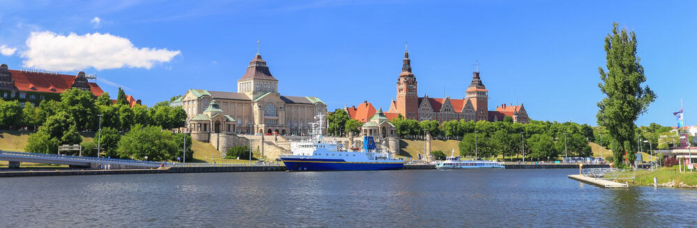 Urlaub in Stettin (Szczecin): Stadt und Ostseebucht Ostseebucht Stettin