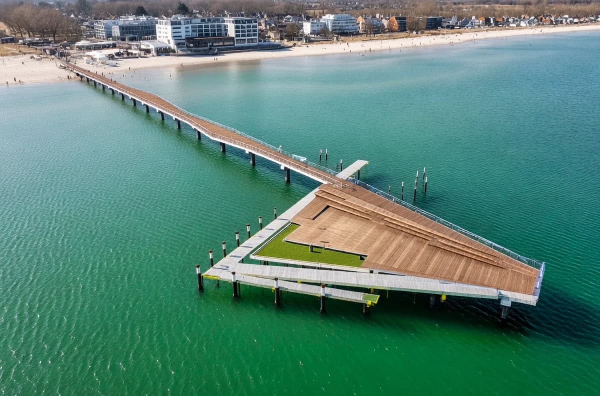 Seebrücken an der Ostsee Seebrücke Scharbeutz