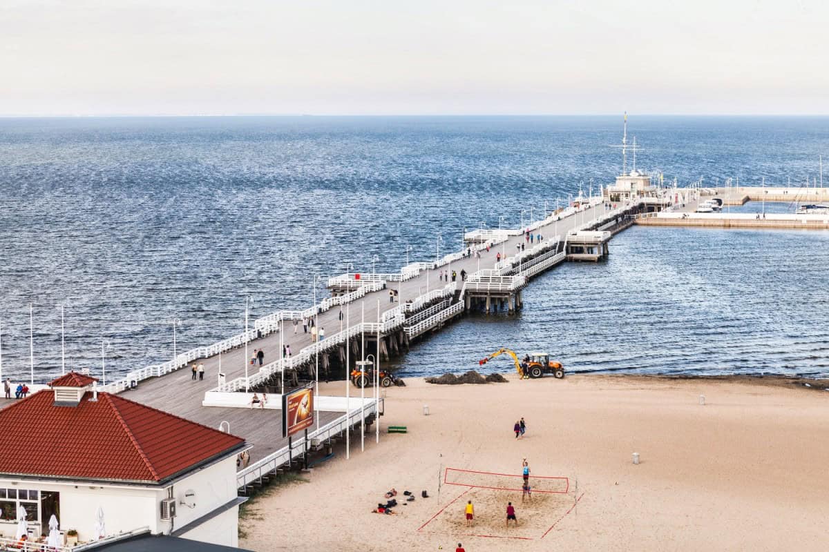 Seebrücken an der Ostsee Seebrücke Sopot