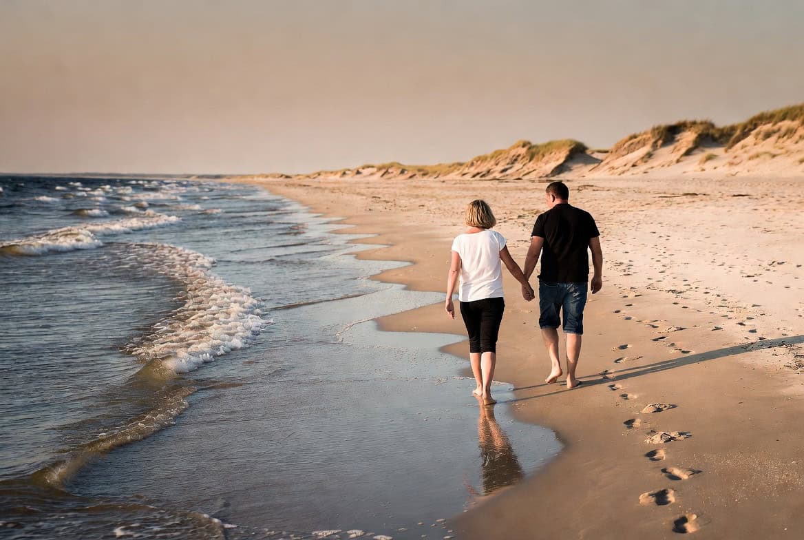 Spaziergang am Strand